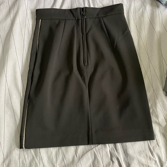 Pencil skirt - black with beading - Picture 3 of 4